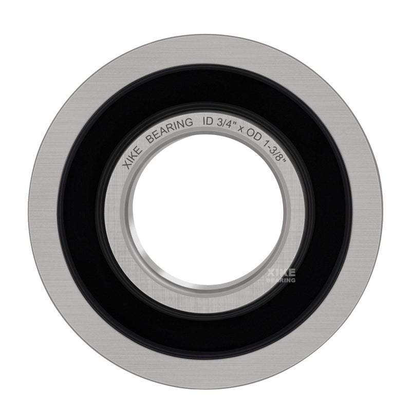 XiKe 4 Pcs Flanged Ball Bearings ID 3/4" x OD 1-3/8", Applicable Lawn Mower, Wheelbarrows, Carts & Hand Trucks Wheel, Replacement for 9040H, 532009040, 532124959, 91334, 491334MA, 5920H, 9040HR,9040N. - Image 3
